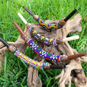 Tepi Applicator - Shipibo Beaded Ceremonial Lengh