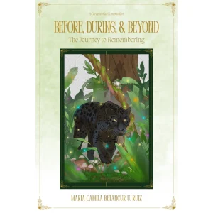 Black panther in lush jungle, "Before, During, & Beyond" book cover